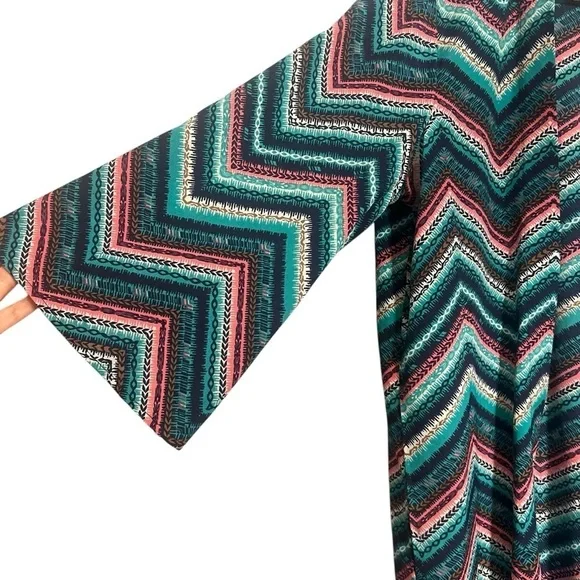 WRANGLER Fringe Kimono shawl western cowgirl Medium rodeo boho - Picture 5 of 10